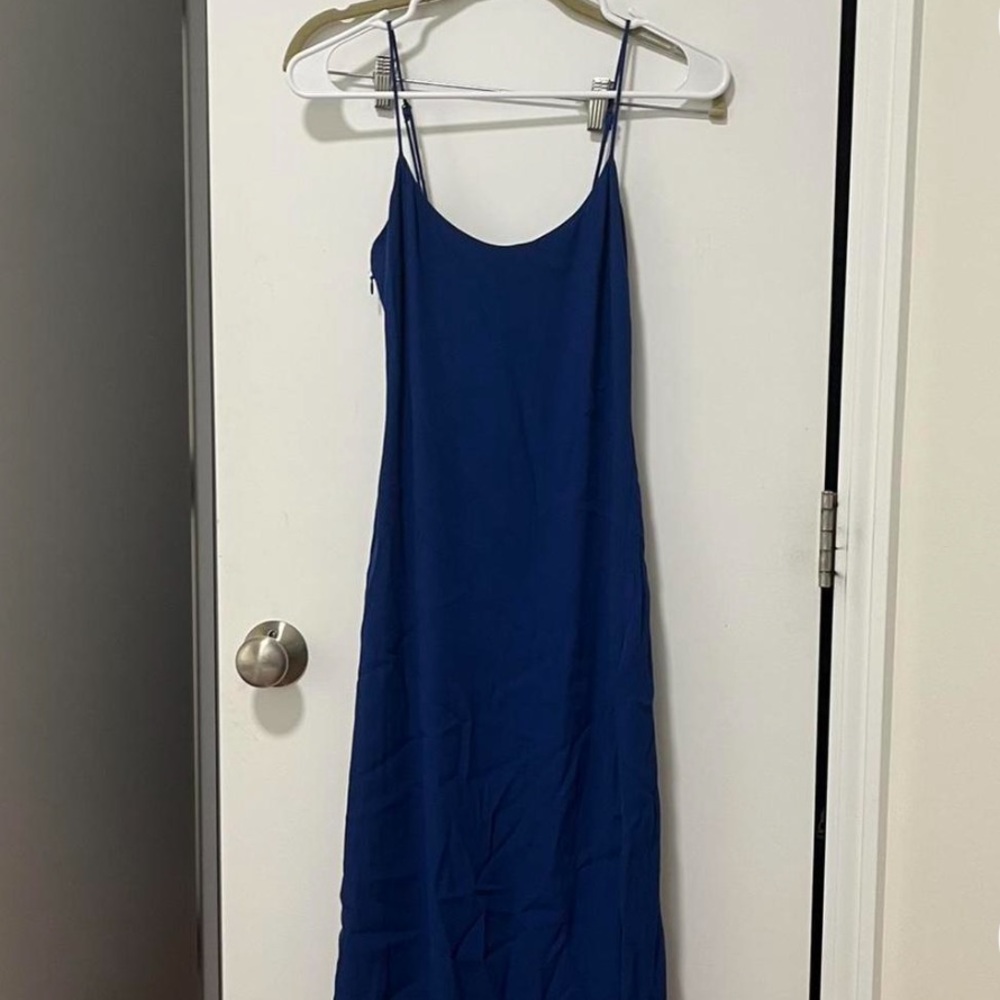 Aritzia Blue Midi Dress